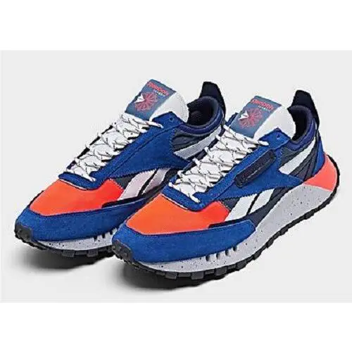 Reebok shoes - Blue/Orange/black/white 2