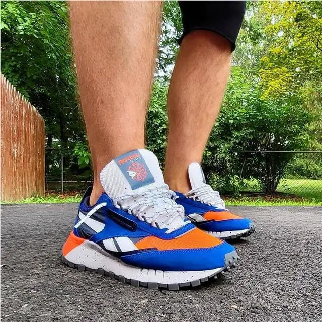 Reebok shoes - Blue/Orange/black/white 7