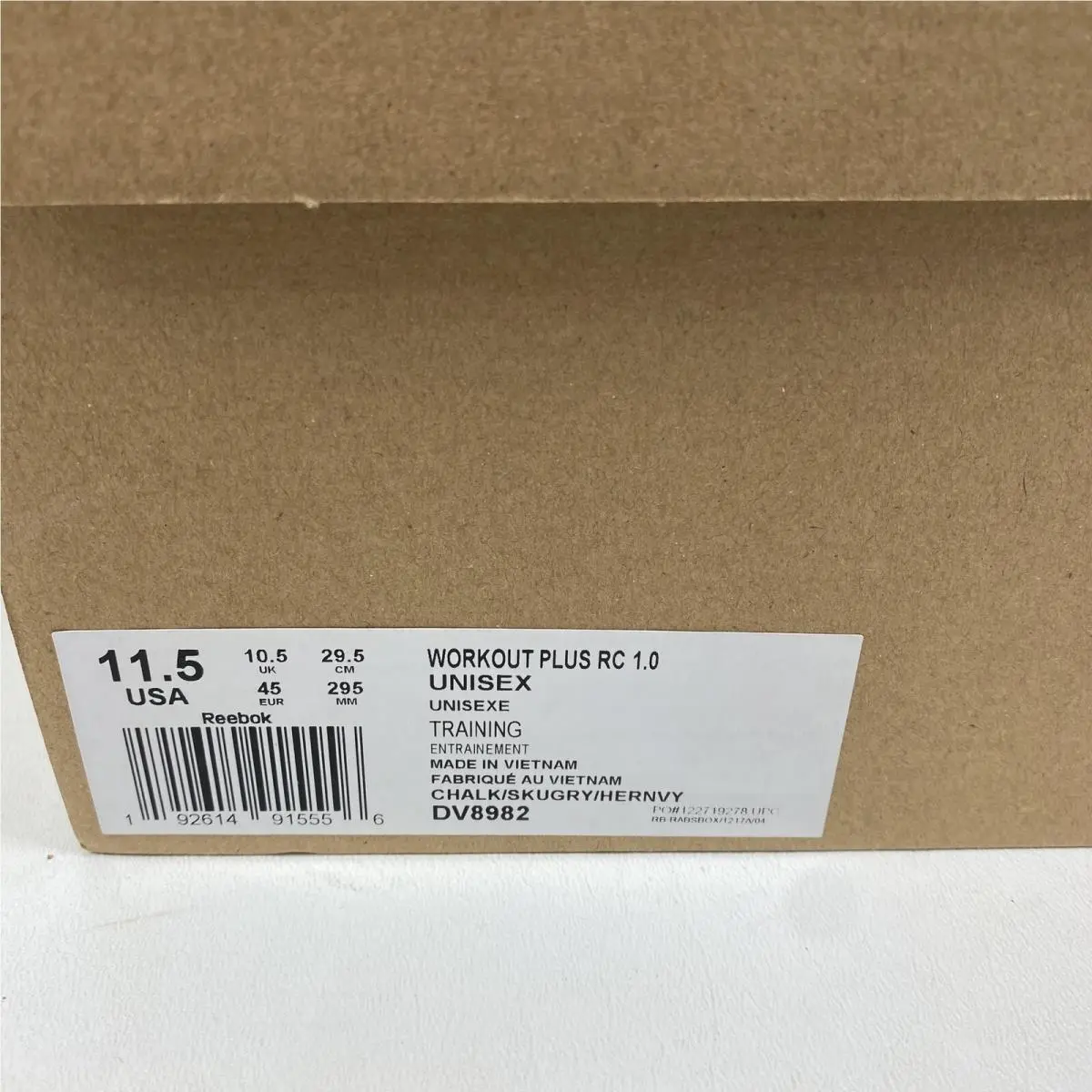 Reebok shoes - REEBOK Workout Plus RC 1.0 - DV8982 - White/Green/Red (UPC: 192614915556) 6