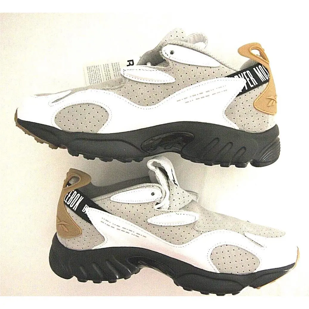 Reebok shoes - Reebok Daytona DMX - Daytona DMX - White, Steel Grey, Black and Gum, Manufacturer: Gray WH BLK 0