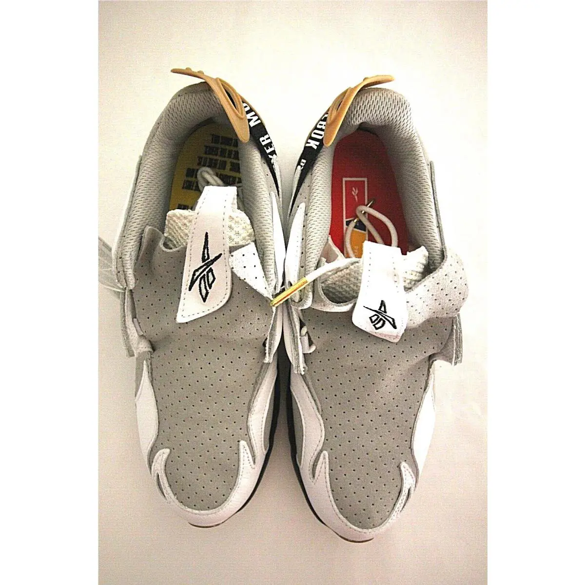 Reebok shoes - Reebok Daytona DMX - Daytona DMX - White, Steel Grey, Black and Gum, Manufacturer: Gray WH BLK 1