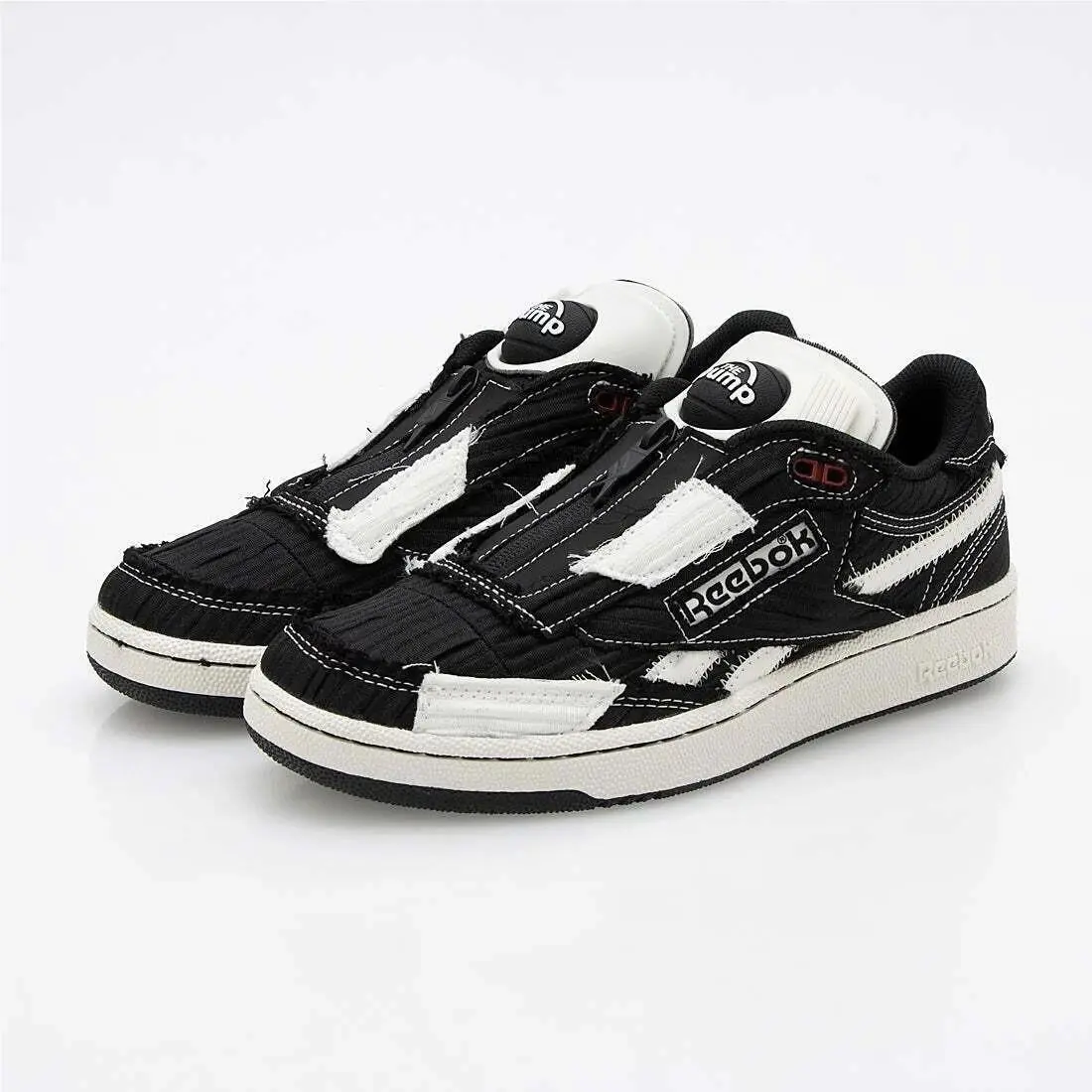 Reebok x Market Nwot Club C85 Pump Black Chalk Sneakers 100069832 9M Read