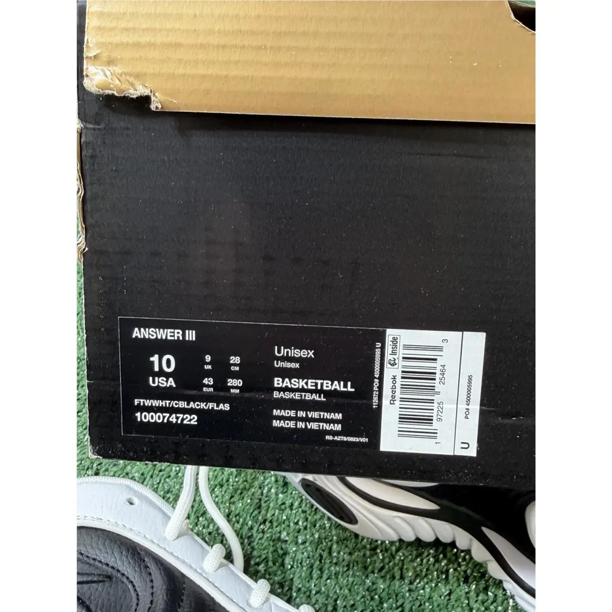 Reebok shoes - Reebok Answer DMX - Answer DMX - 100074722 - White 6