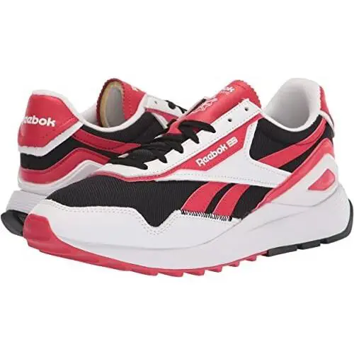 Reebok Men`s Classic Legacy Sneaker Black/white/red Size: 9.5 M US - Black/White/Red