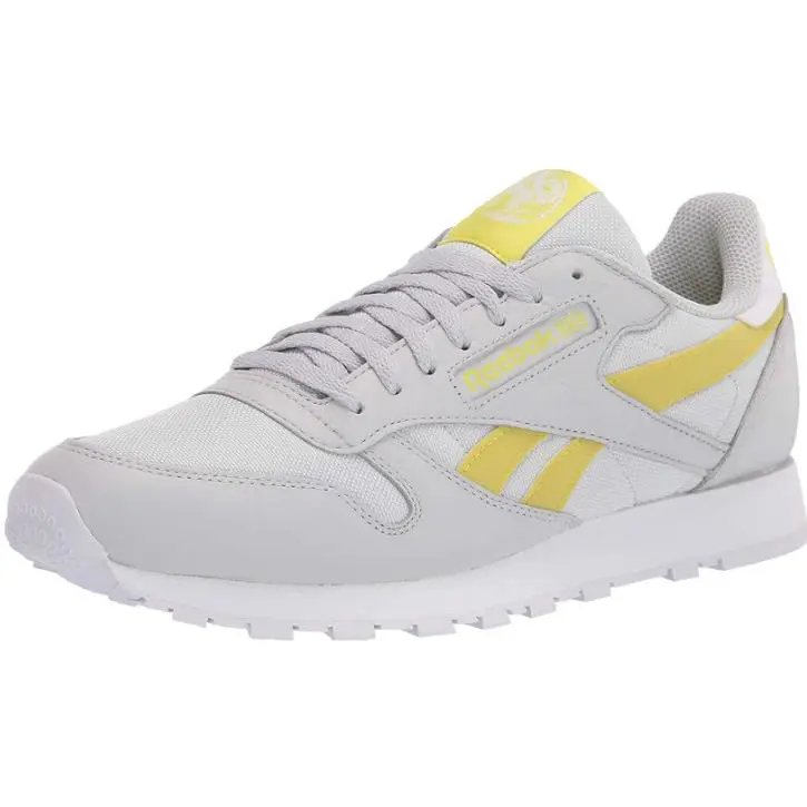 Reebok shoes - Reebok Classic Leather - Classic Leather - Pure Grey/Chartreuse/White 0