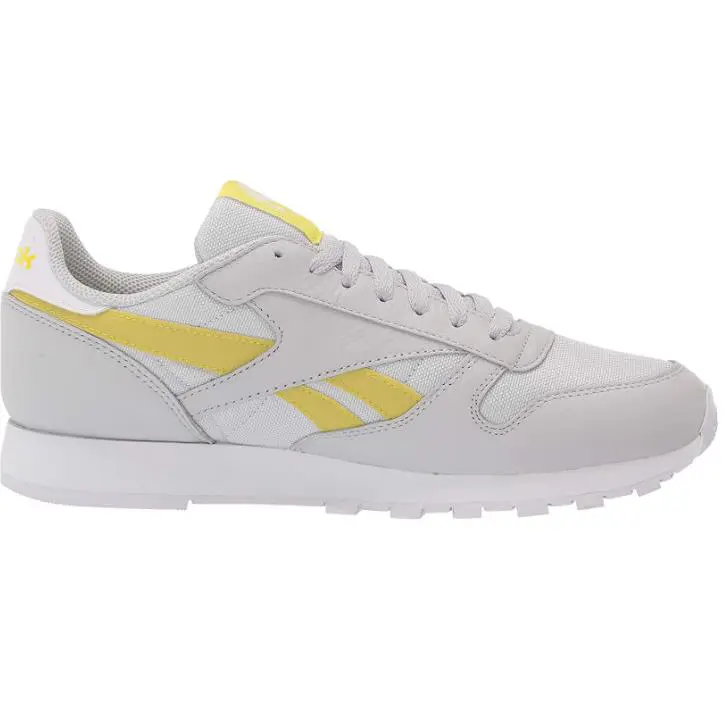 Reebok shoes - Reebok Classic Leather - Classic Leather - Pure Grey/Chartreuse/White 1