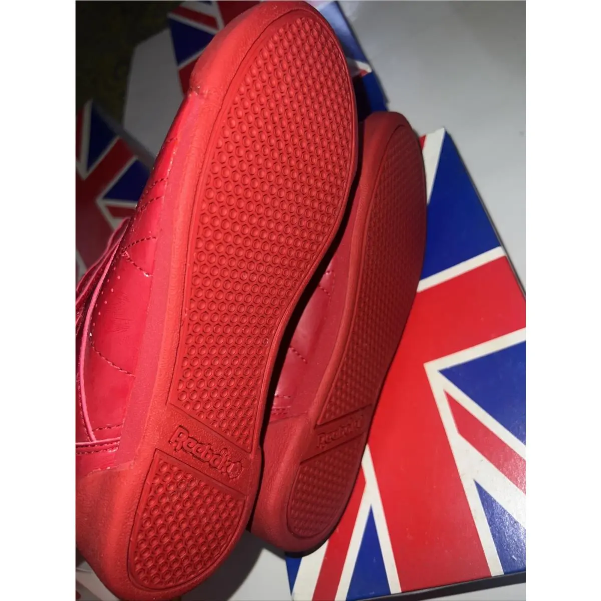 Reebok shoes - Reebok Freestyle Hi Pantent 72 - Red (UPC: 191529267804) 4