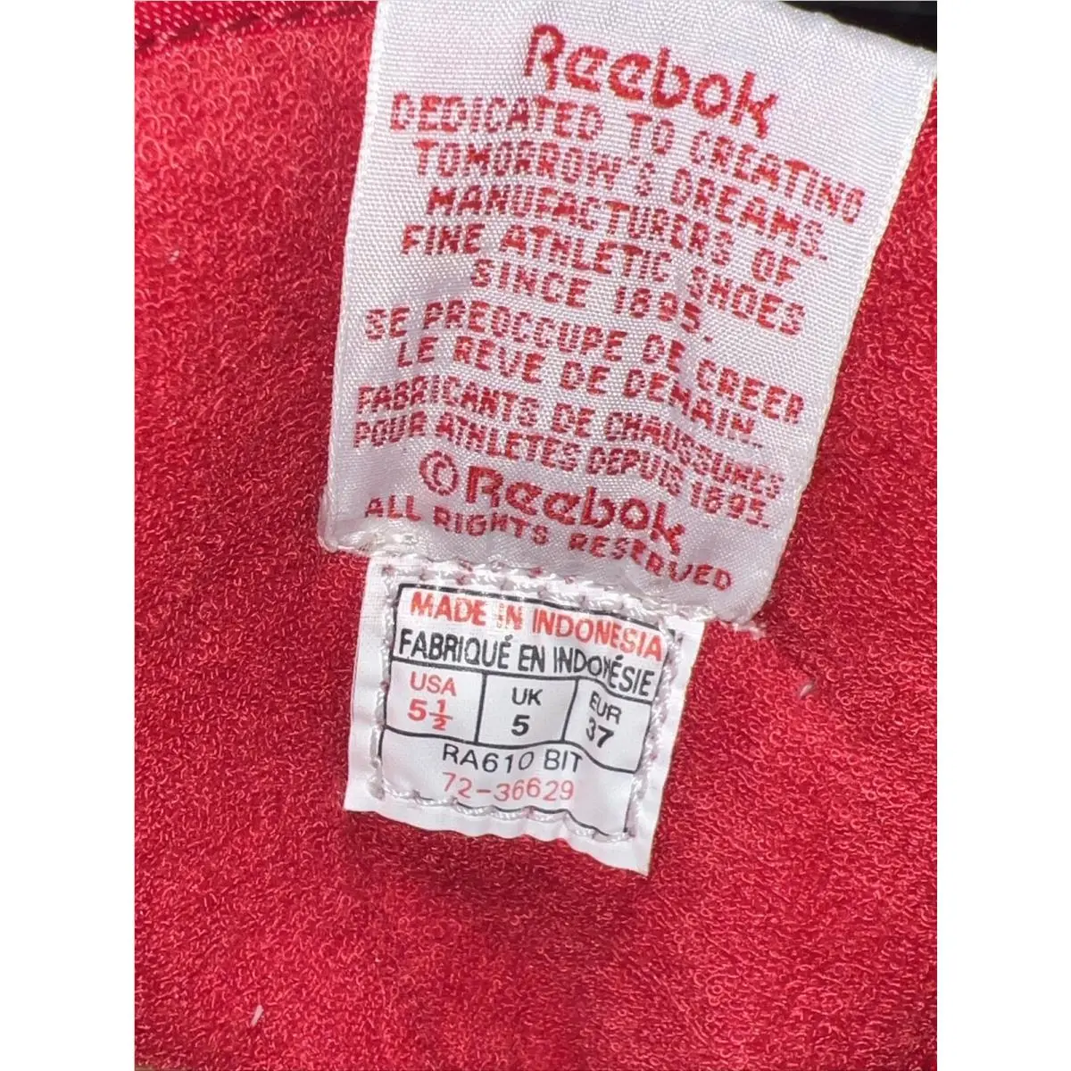 Reebok shoes - Reebok Freestyle Hi Pantent 72 - Red (UPC: 191529267804) 6