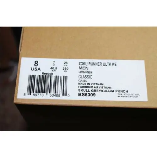 Reebok shoes - ZOKU - ZOKU - SKULL GREY/GUAVA PUNCH/BRGHT EMRLD/SLRGLD/WHT (UPC: 889773534680) 6