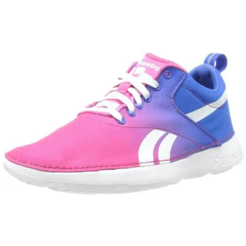 Reebok Classic Royal Simple Fashion Low Sport Women Shoes Pink/blue Size 10 - Pink Fusion/Blue/white