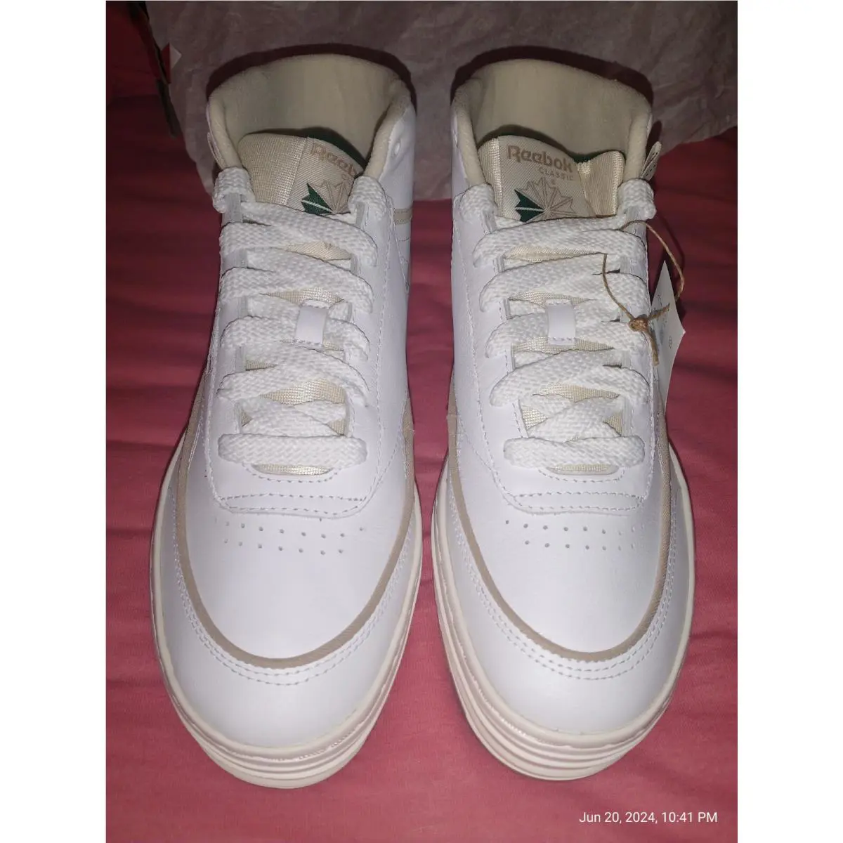 Reebok shoes - Reebok Club C Geo Mid - White 0