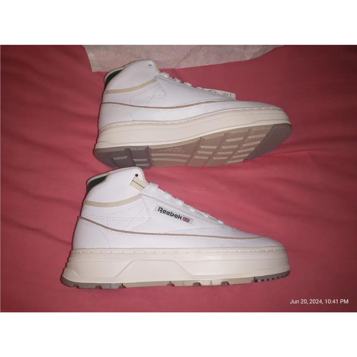 Reebok shoes - Reebok Club C Geo Mid - White 2