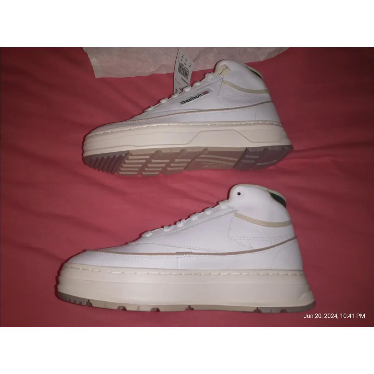 Reebok shoes - Reebok Club C Geo Mid - White 3