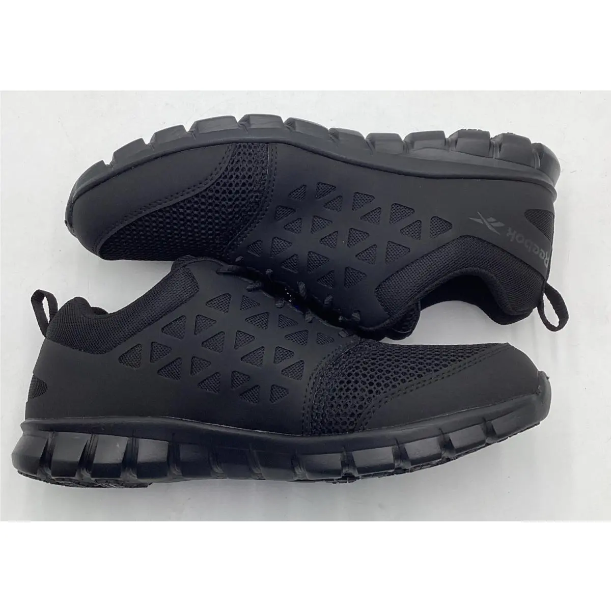 Reebok Men`s Sublite Soft Toe Cushioned Athletic Work Shoes-black-size: 11.5