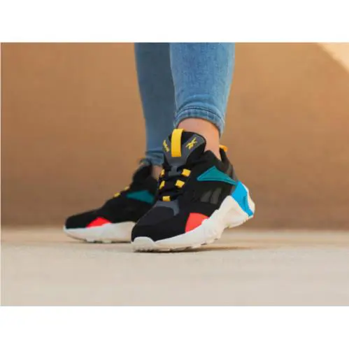 Reebok shoes - BLACK/GREEN/ORANGE/BLUE/YELLOW 3