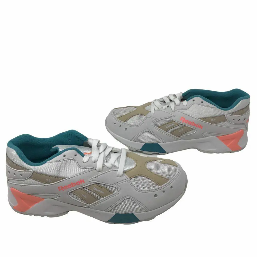 Reebok Unisex Aztrek Running Sneaker Size 6M - Porcelain/light sand/stellar pink