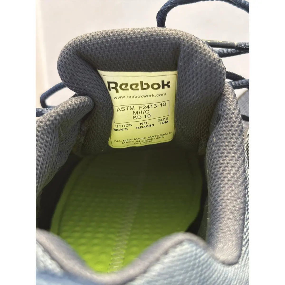 Reebok shoes - SUBLITE CUSHION WORK - SUBLITE CUSHION WORK - RB4043 - Navy 11