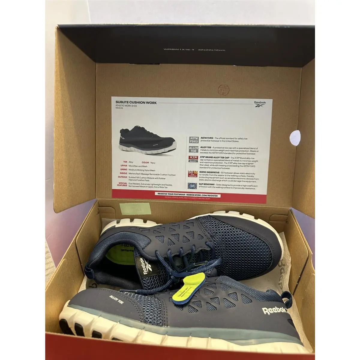 Reebok shoes - SUBLITE CUSHION WORK - SUBLITE CUSHION WORK - RB4043 - Navy 4