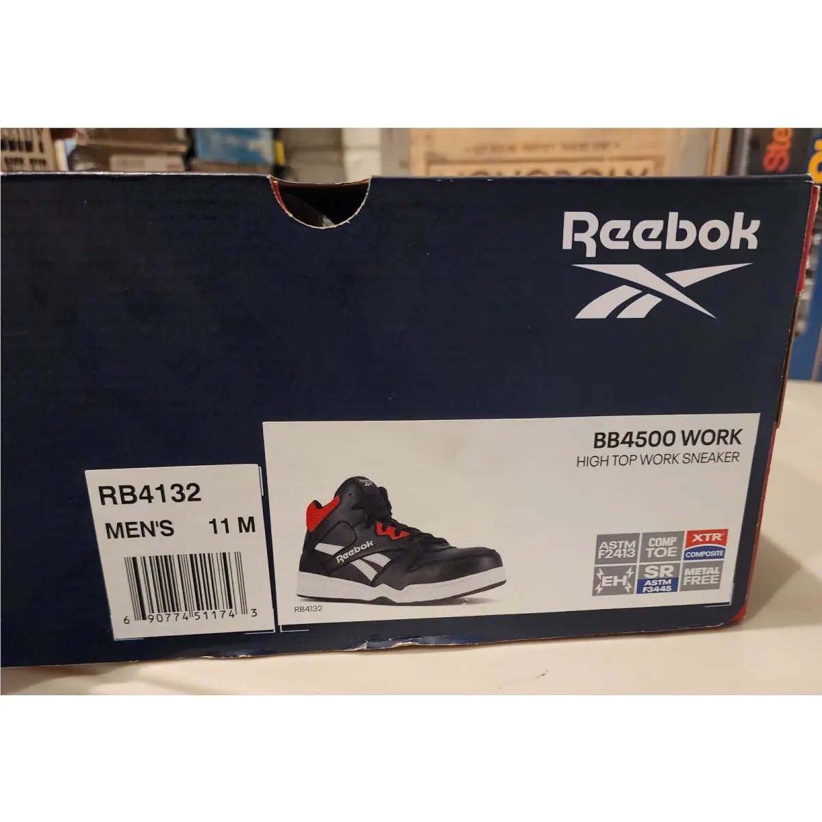 Reebok shoes - RB4132 Black and red colorway - Black 1