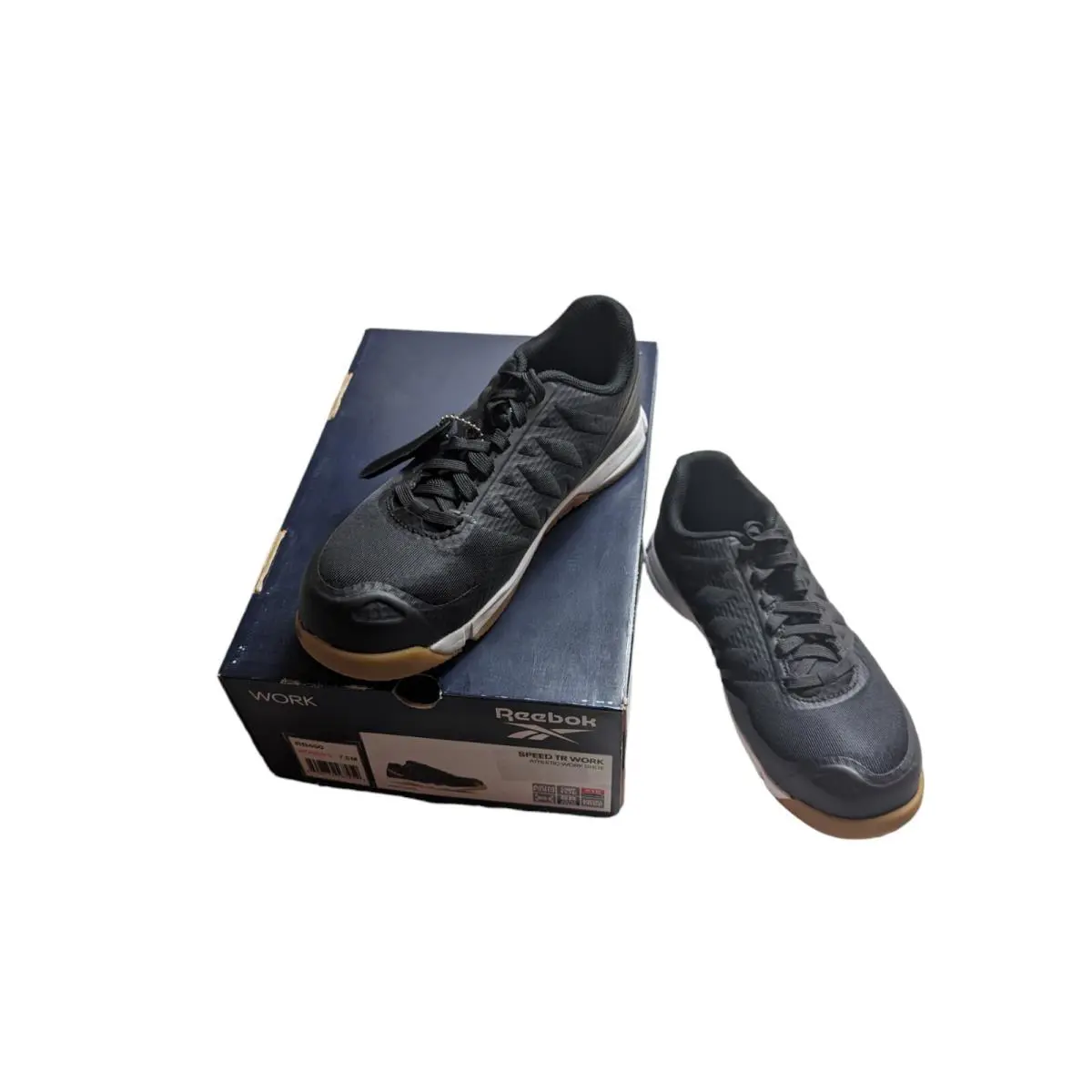 Reebok RB450 Mesh Work Shoes Speed TR Composite Toe Slip Resistant Women`s 7.5