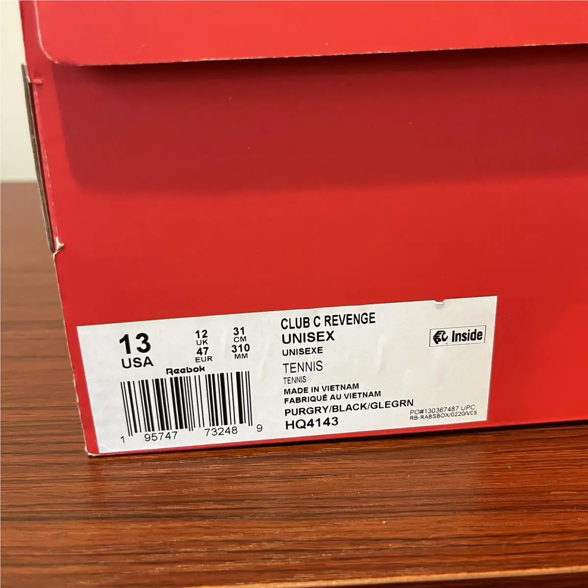 Reebok shoes - HQ4143 - HQ4143 - Pure Grey/Glen Green/Red/Black 7