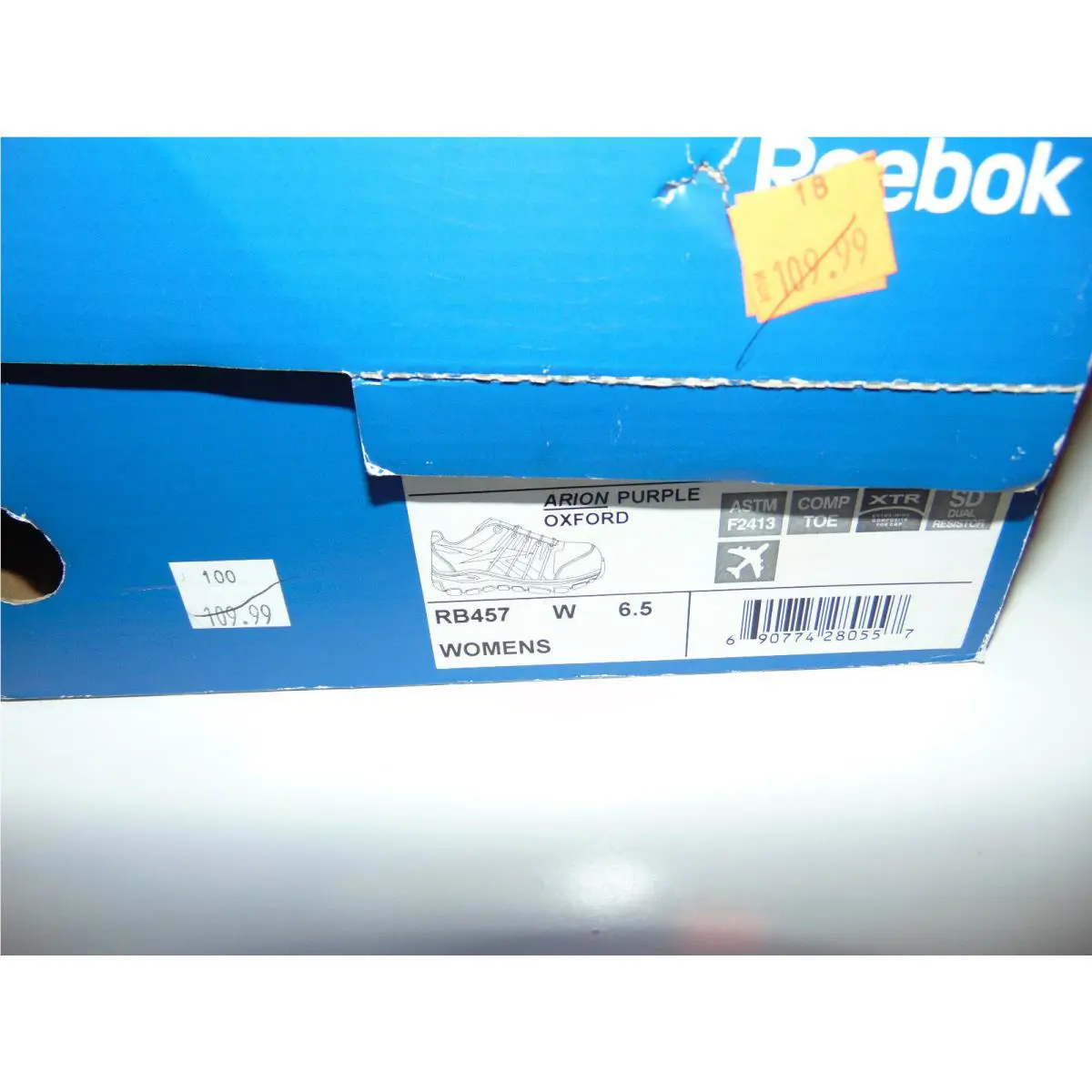 Reebok shoes - arion oxford - arion oxford - Purple (UPC: 690774280557) 6