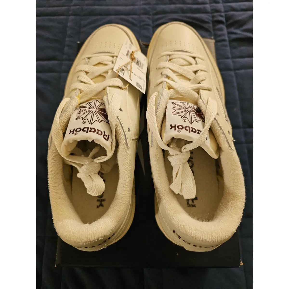 Reebok shoes - REEBOK CLUB C 85` - CLUB - GX3681 - Chalk/Alabaster/Maroon 10