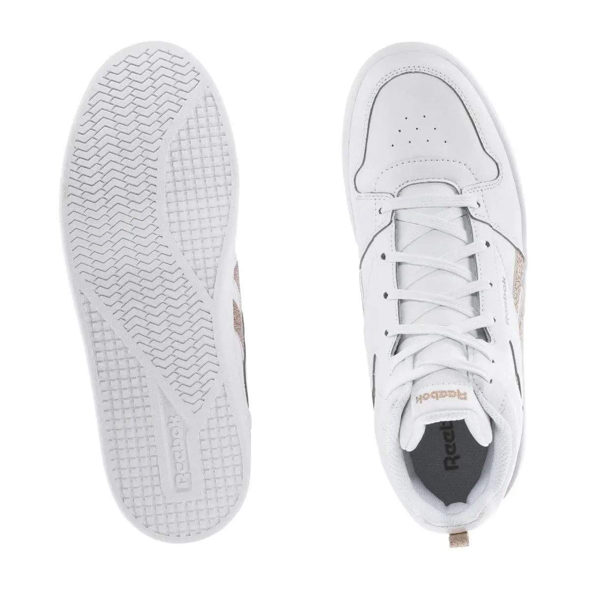 Reebok shoes - WHITE/GOLD 6
