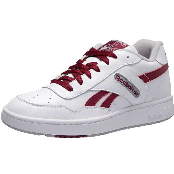 Reebok shoes - Reebok unisex-adult BB  4000 - FW7788 - White/Merlot/Pure Grey (UPC: 191534002322) 0