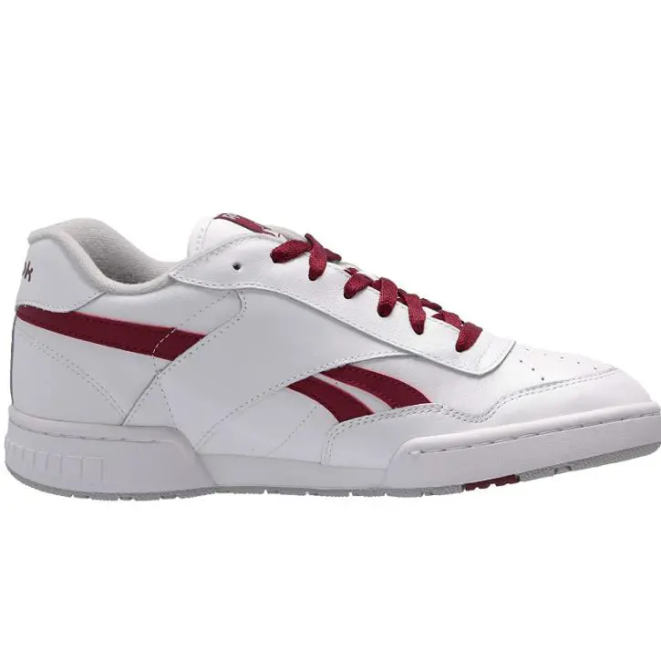 Reebok shoes - Reebok unisex-adult BB  4000 - FW7788 - White/Merlot/Pure Grey (UPC: 191534002322) 1