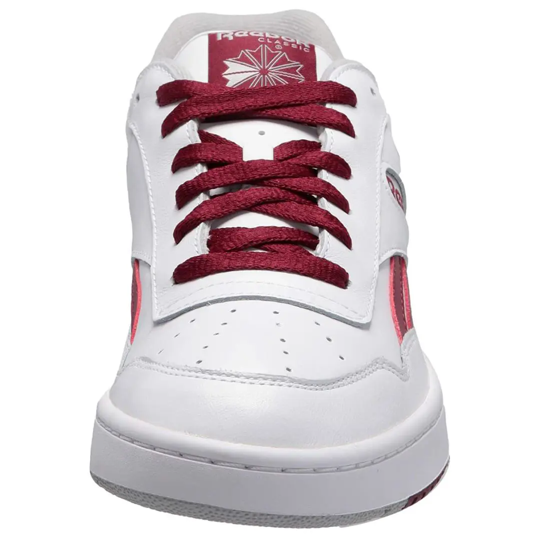 Reebok shoes - Reebok unisex-adult BB  4000 - FW7788 - White/Merlot/Pure Grey (UPC: 191534002322) 2
