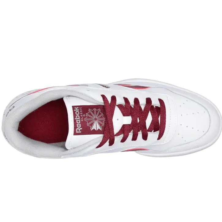 Reebok shoes - Reebok unisex-adult BB  4000 - FW7788 - White/Merlot/Pure Grey (UPC: 191534002322) 4