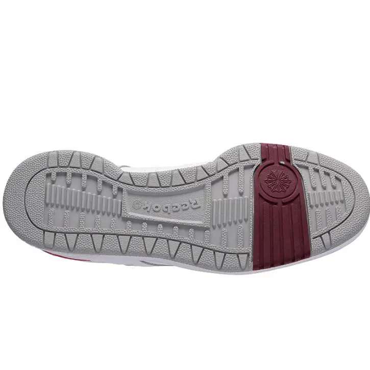 Reebok shoes - Reebok unisex-adult BB  4000 - FW7788 - White/Merlot/Pure Grey (UPC: 191534002322) 5
