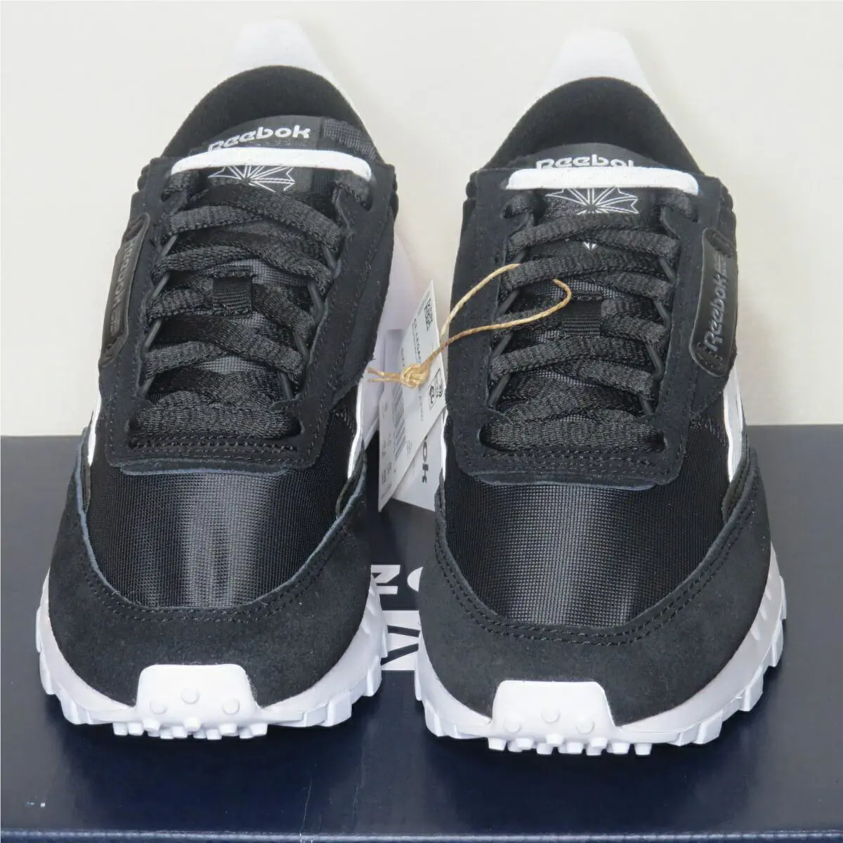 Reebok shoes - Reebok Classic Leather Legacy Black Pursuit Pink - GZ7396 - Black (UPC: 194820979551) 5