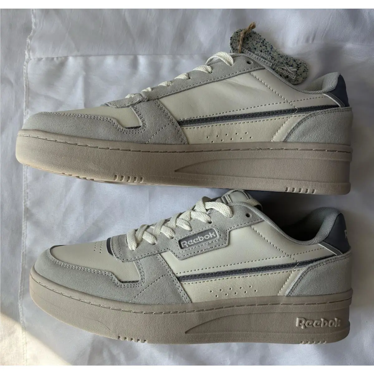 Reebok shoes - Reebok Court Chaos - Court Chaos - AR30224M - CREAM/LT GREY/MED GREY (UPC: 0198179011801) 5
