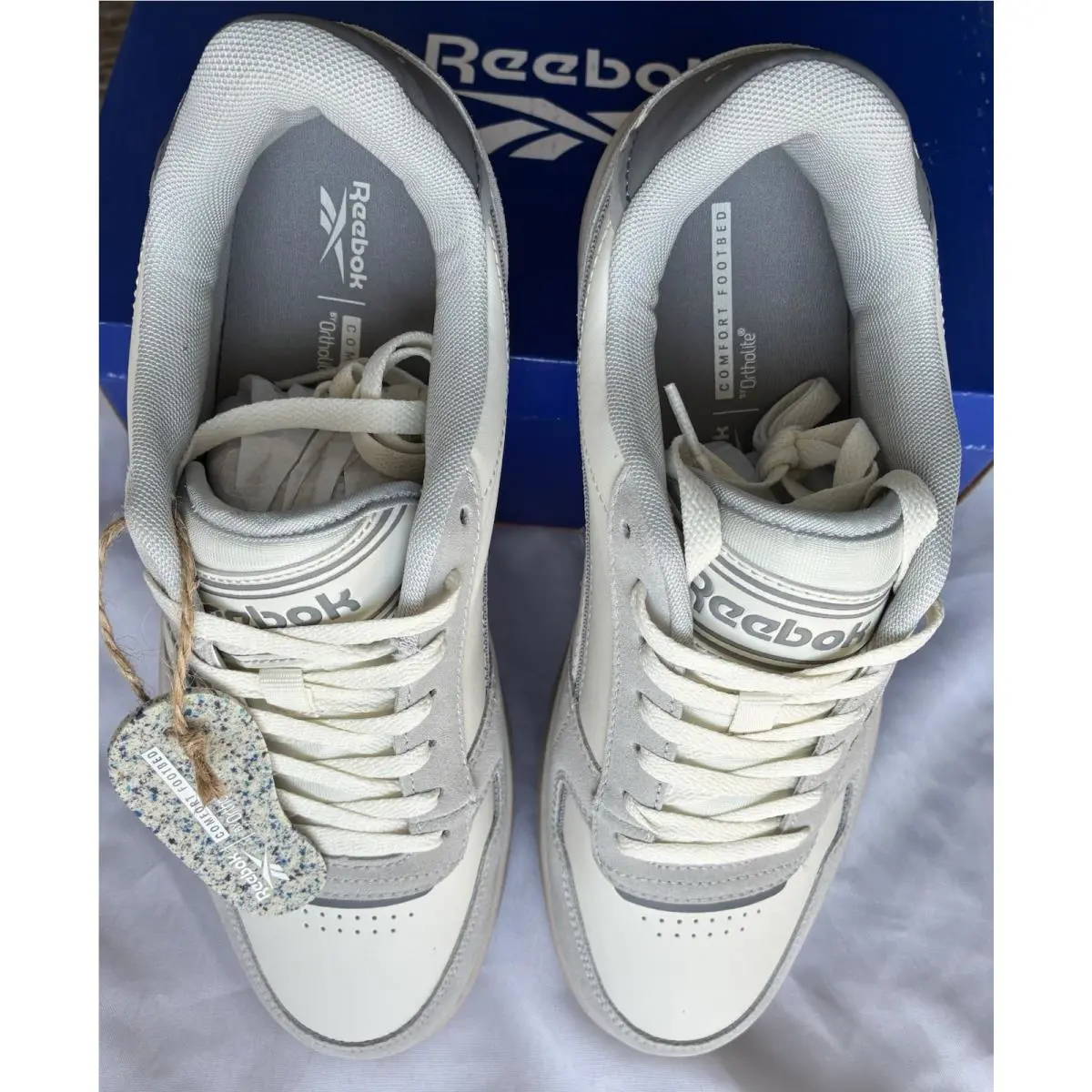 Reebok shoes - Reebok Court Chaos - Court Chaos - AR30224M - CREAM/LT GREY/MED GREY (UPC: 0198179011801) 2
