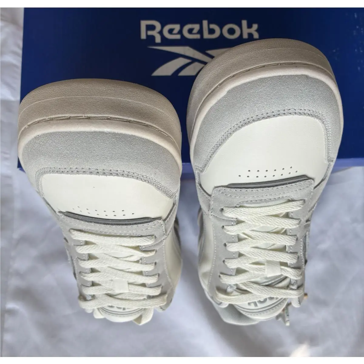 Reebok shoes - Reebok Court Chaos - Court Chaos - AR30224M - CREAM/LT GREY/MED GREY (UPC: 0198179011801) 6