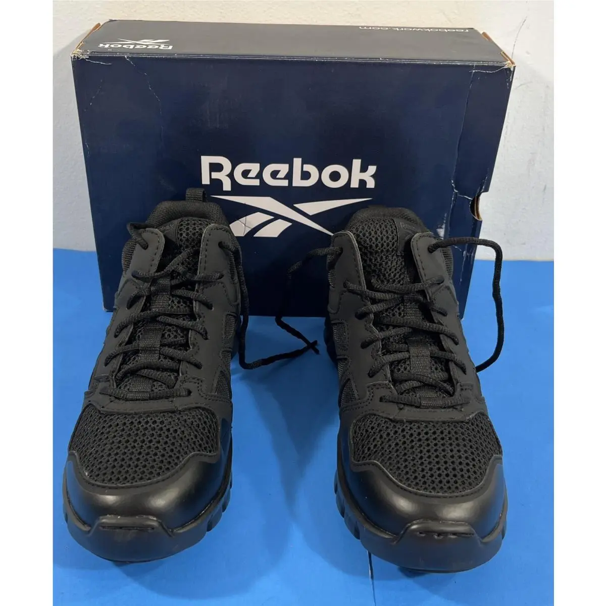Women`s Reebok Sublite Cushion Tactical Mid Cut Boots RB805 Black 8.5 W