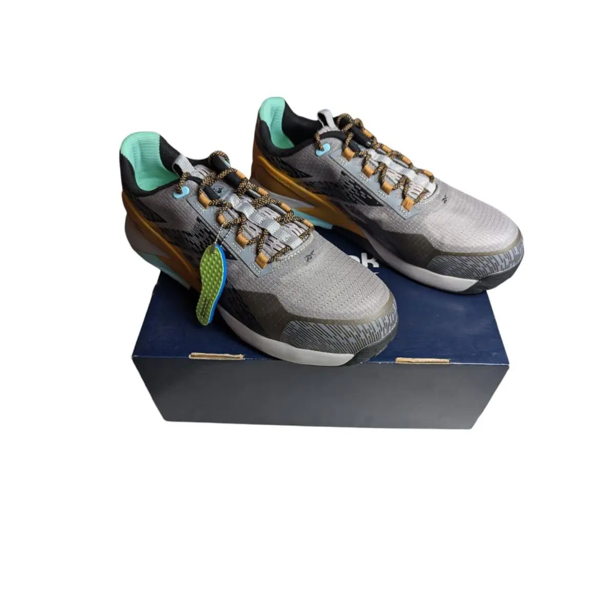 Reebok Men`s Size 12 Nano X1 Adventure Work Shoes Comp Toe RB3482 - Gray