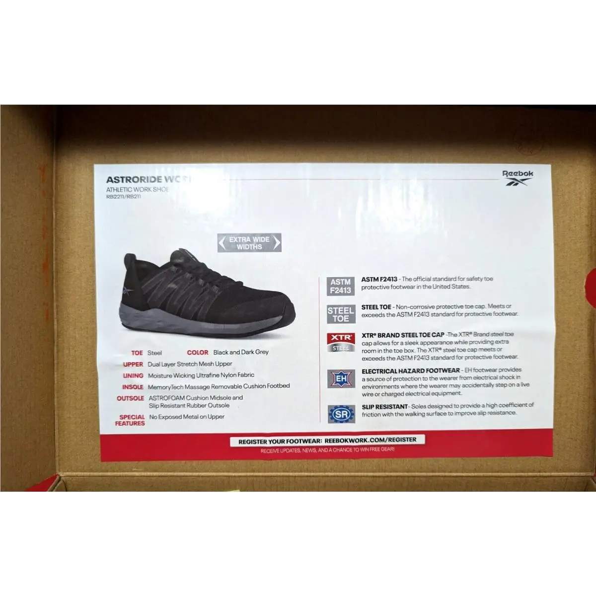 Reebok shoes - RB211 - 6729545 - Black (UPC: 690774461673) 4