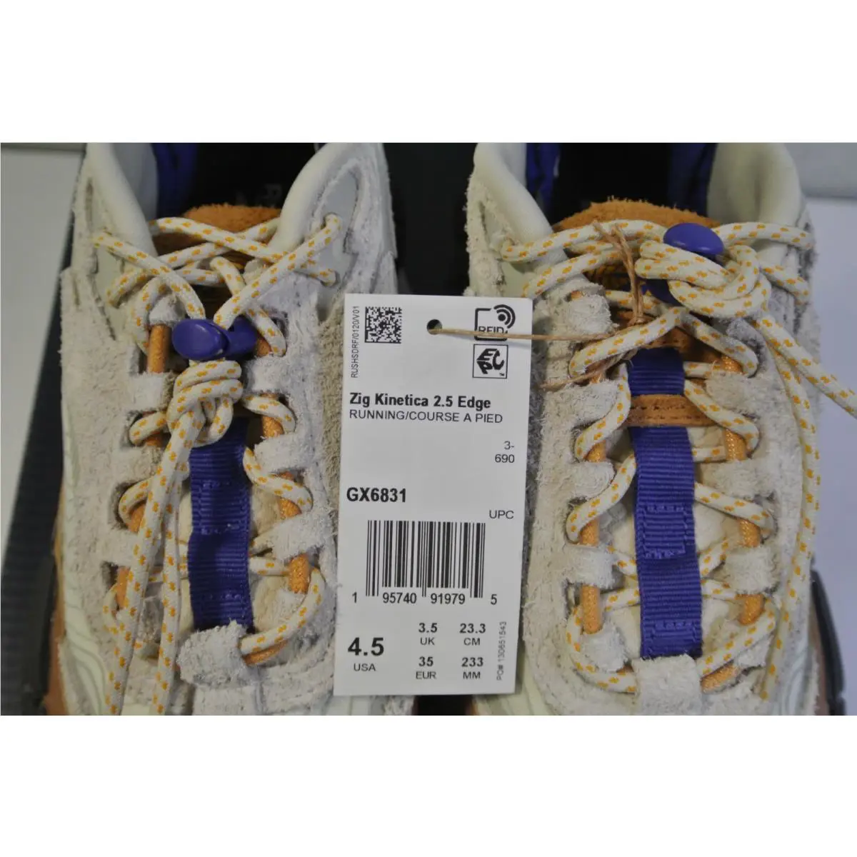 Reebok shoes - Reebok Zig Kinetica 2.5 - Zig Kinetica - Chalk/Alabas/Wilbrw 12