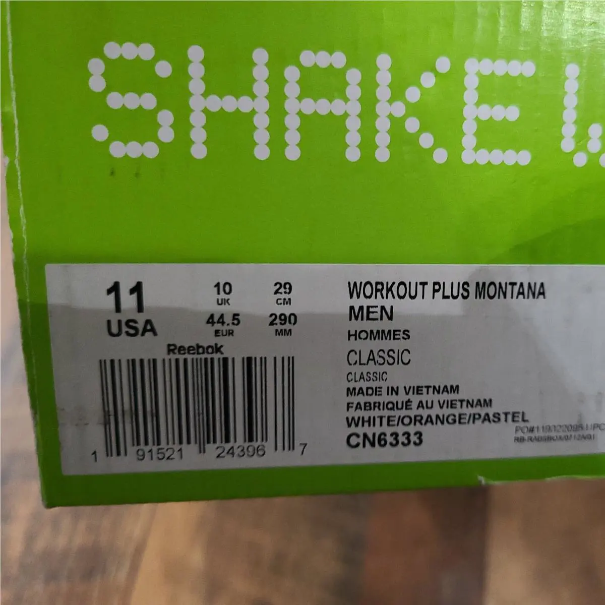Reebok shoes - Reebok Workout Plus - Workout Plus - Cn6333 - White (UPC: 191521243967) 8