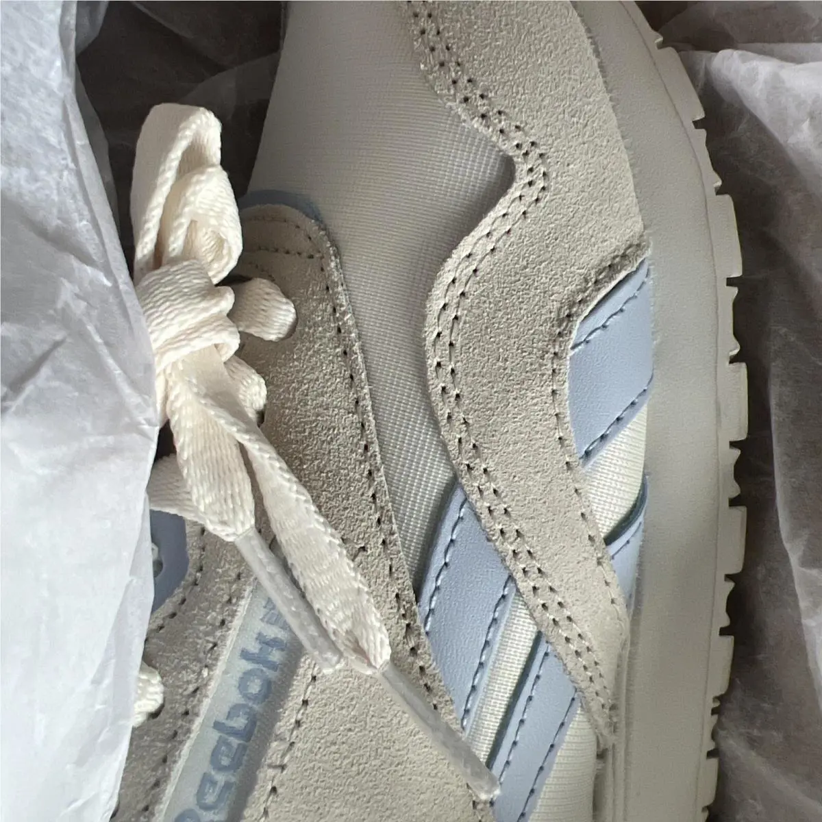 Reebok shoes - Reebok Classic Nylon - Classic Nylon - Bone/Pale Blue/Chalk 12