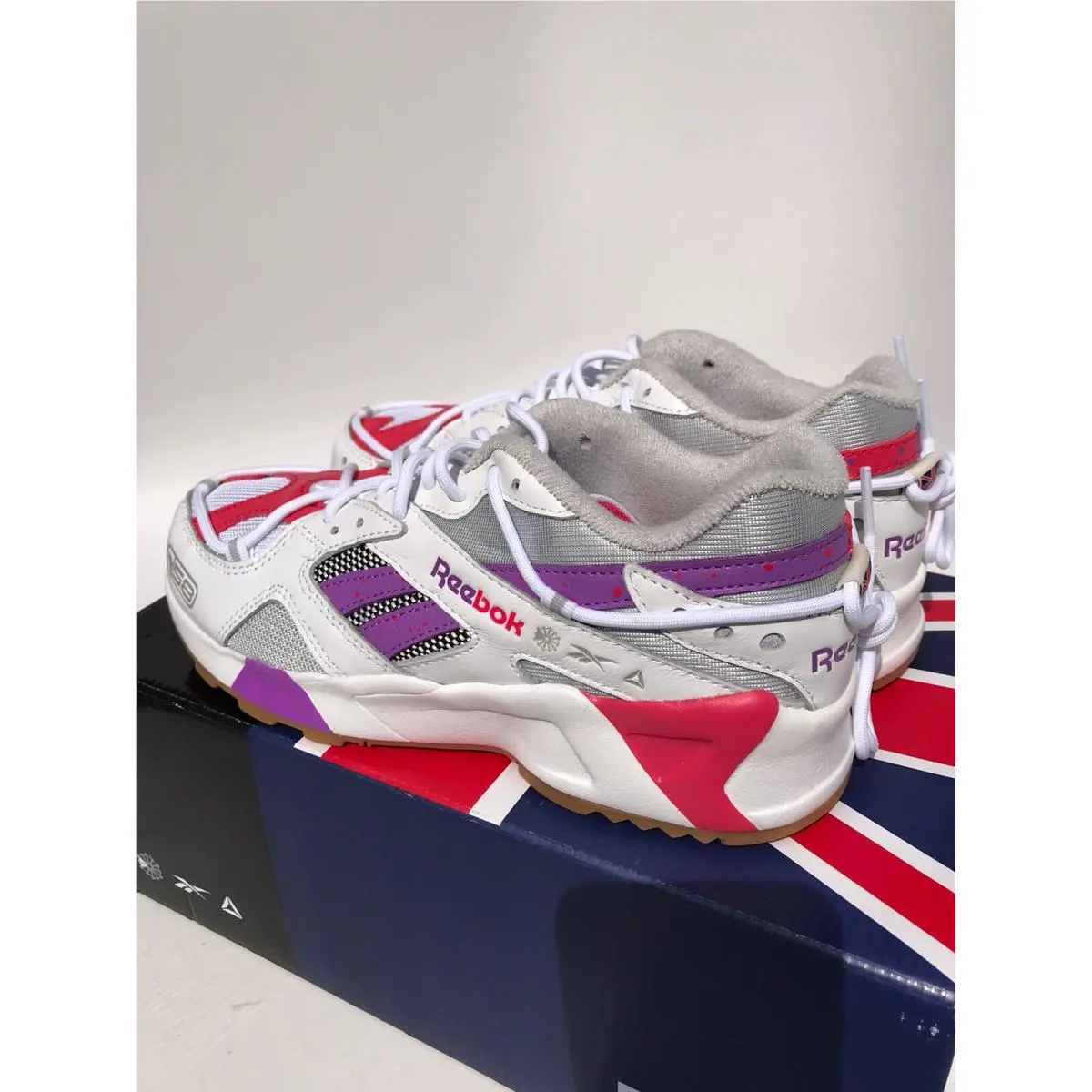 Reebok shoes - Aztrek R58 - Aztrek - EF3401 - White/Skull Grey/Guava Punch (UPC: 0193092734646) 1