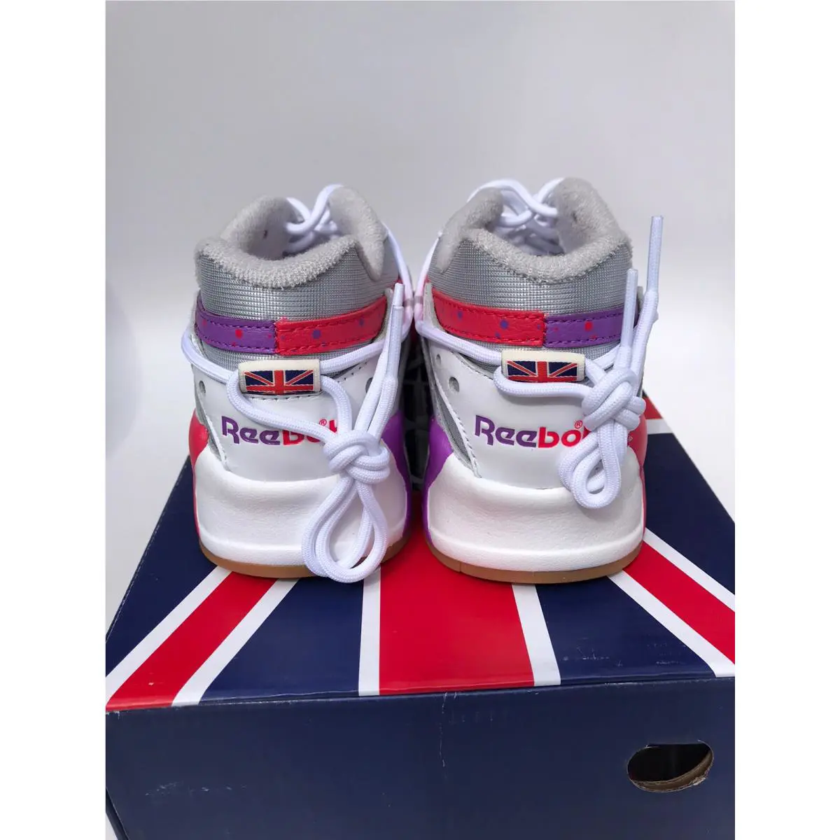 Reebok shoes - Aztrek R58 - Aztrek - EF3401 - White/Skull Grey/Guava Punch (UPC: 0193092734646) 2