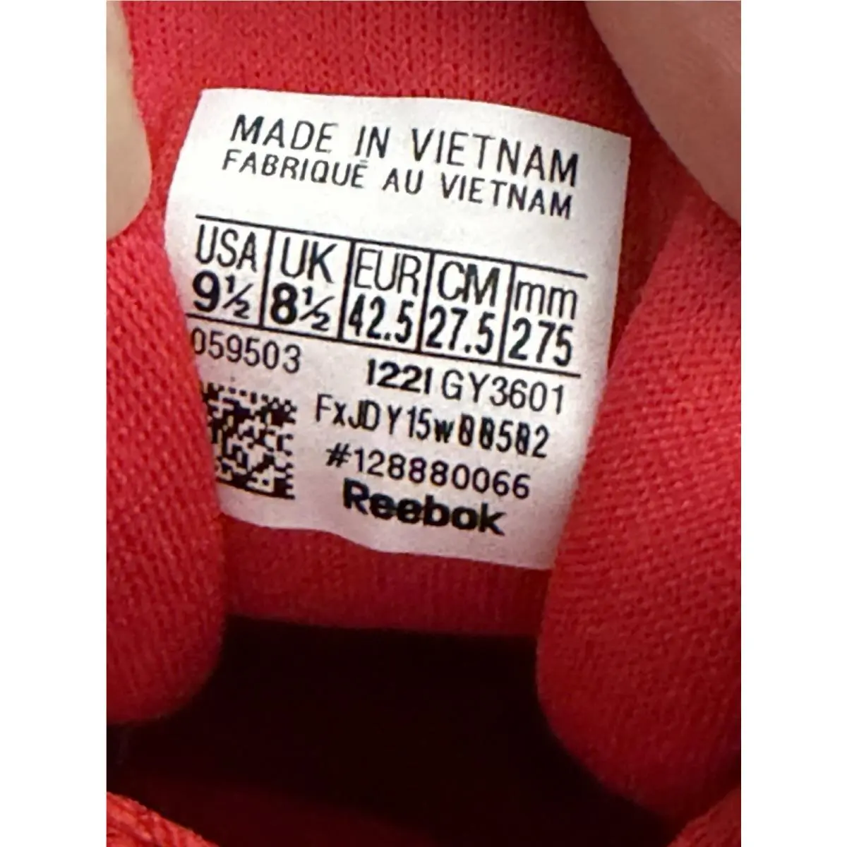 Reebok shoes - Reebok Vector - Vector - GY3601 - Red (UPC: 195734518553) 18