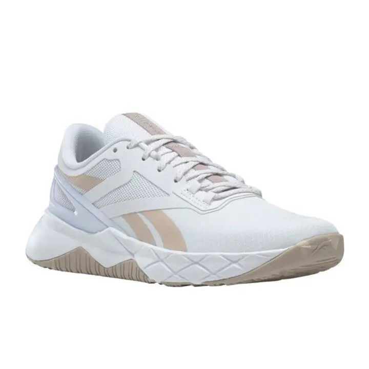 Reebok Nanoflex TR Women Training Shoes Sneakers White Rose Gold GX7551 sz 6.5 - White