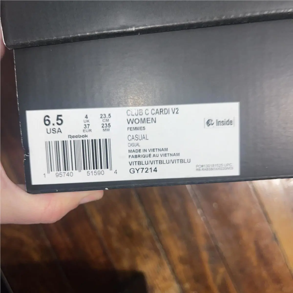 Reebok shoes - Club C Cardi V2 - Club Cardi - GY7214 - VITAL BLUE/VITAL BLUE/VITAL BLUE, Manufacturer: VITAL BLUE/VITAL BLUE/VITAL BLUE 3