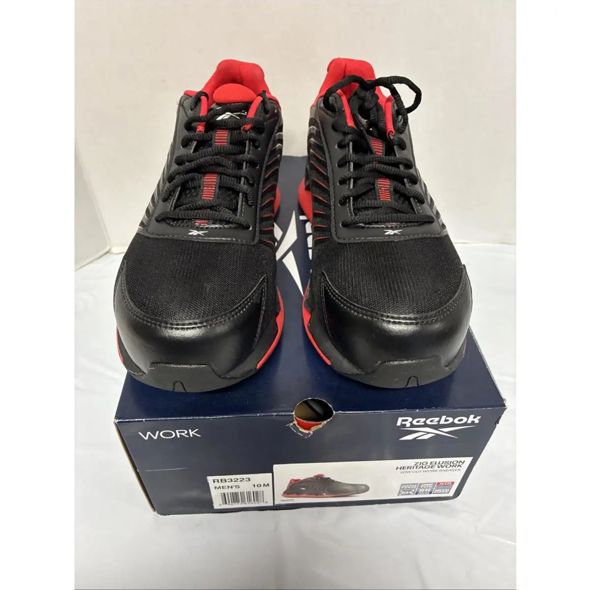 Reebok shoes - Zig Elusion Heritage Work - Zig Elusion Heritage Work - RB3223 - Black and Red 0