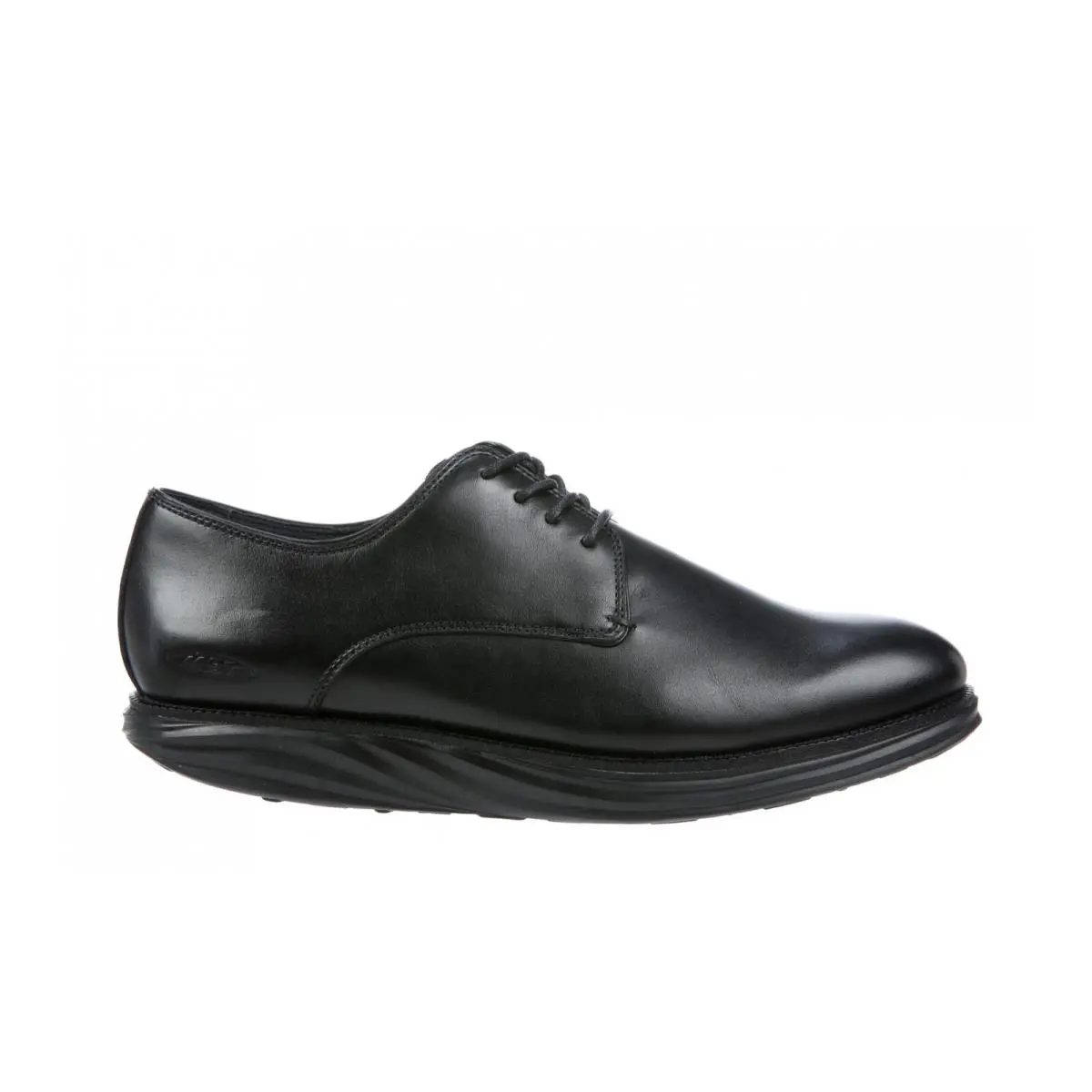 Mbt Boston Men`s Plain Toe Lace Oxford Nappa Leather Light Weight 2 Color Black by MBT